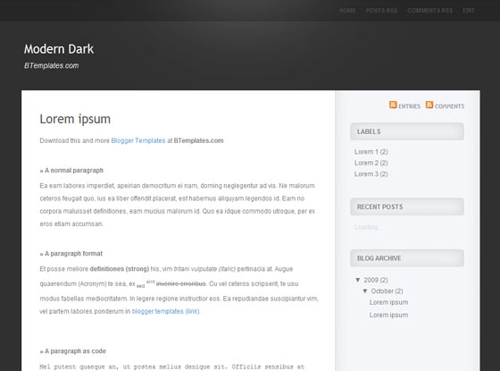 Blogspot Themes Minimalist