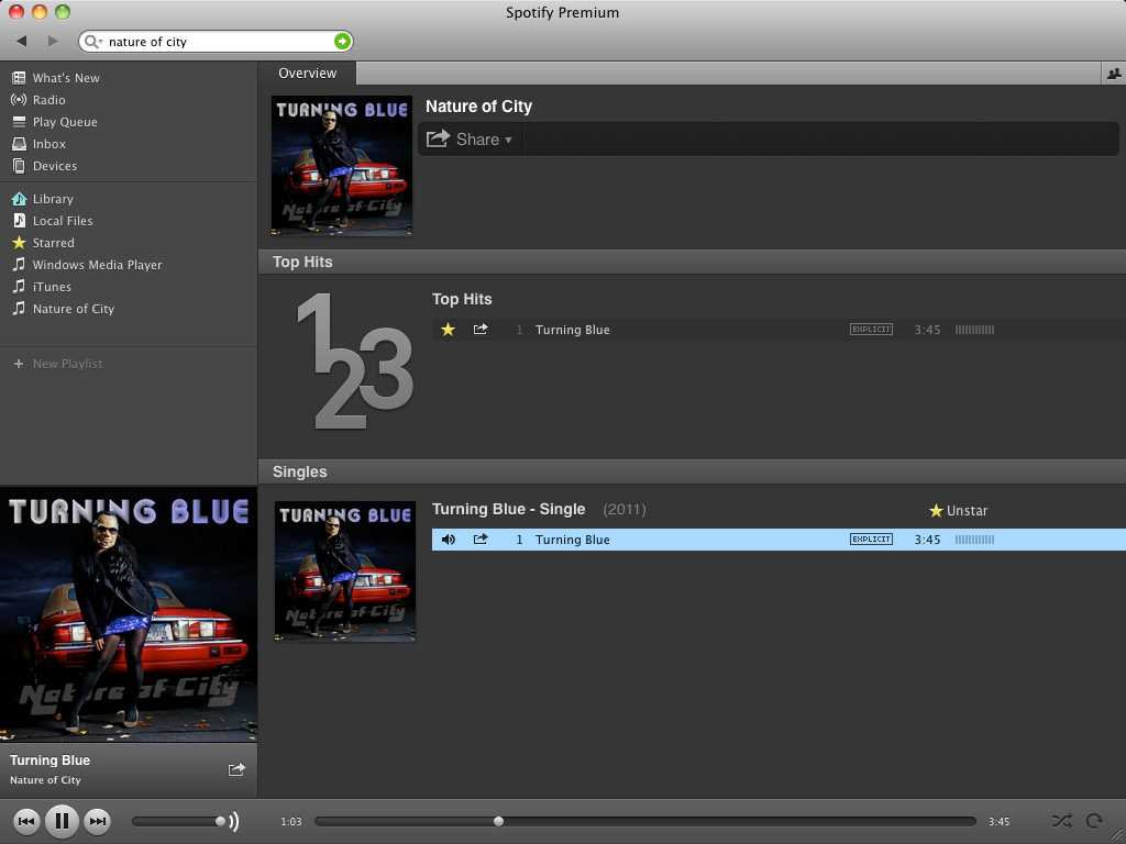 Blue Spotify Icon