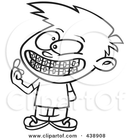 Braces Smile Cartoon