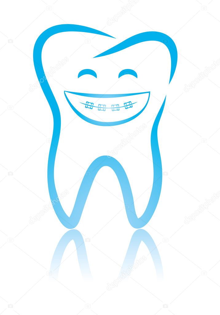 Braces Smile Cartoon