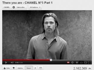 Brad Pitt Chanel Ad Youtube