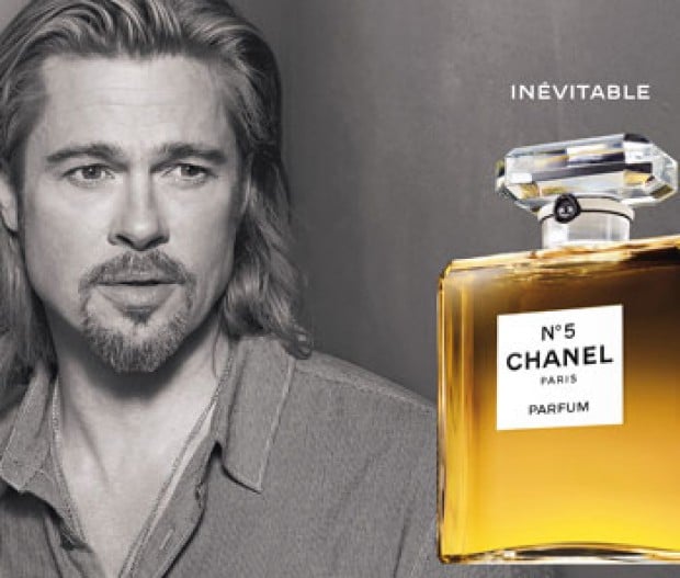 Brad Pitt Chanel No 5 Parody