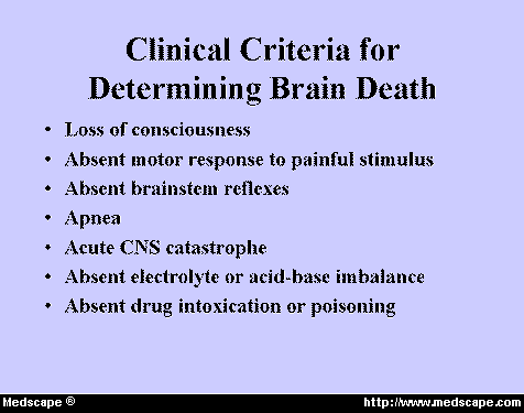 Brain Stem Death Ppt