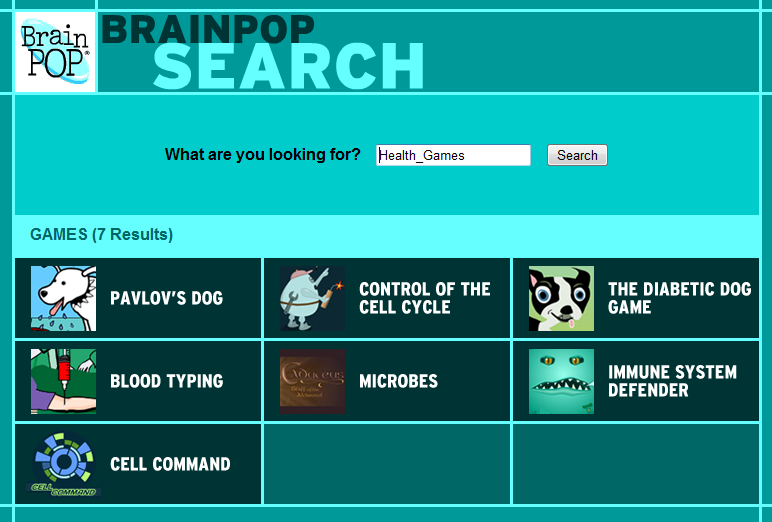 Brainpop Games