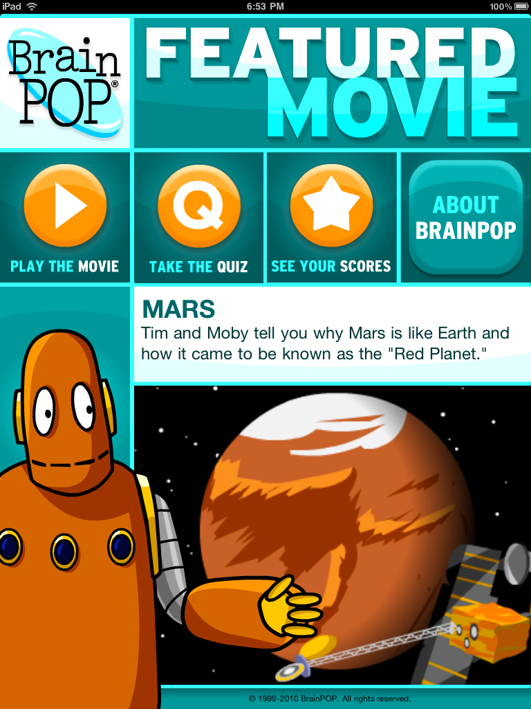 Brainpop Jr App