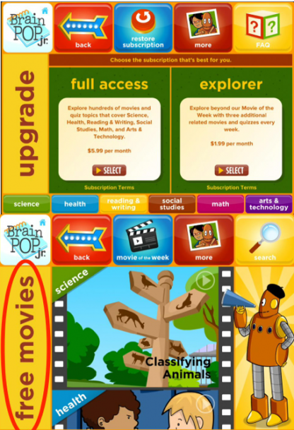 Brainpop Jr App