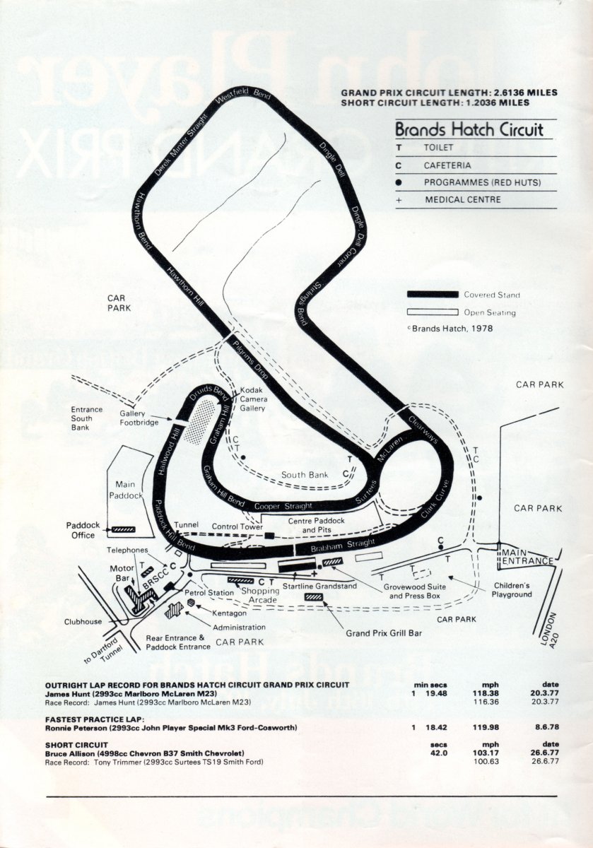 Brands Hatch Track Map