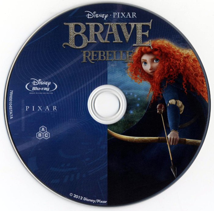 Brave Dvd Label