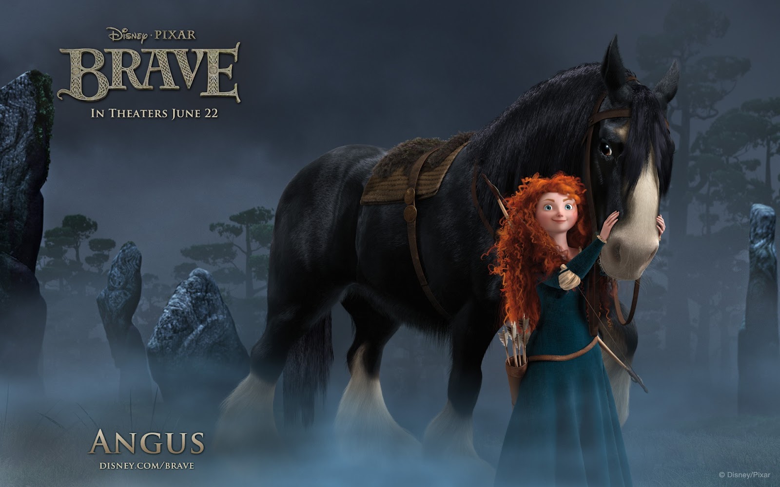 Brave Merida And Angus