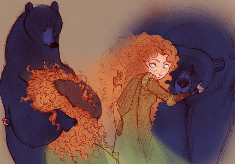 Brave Merida And Elinor