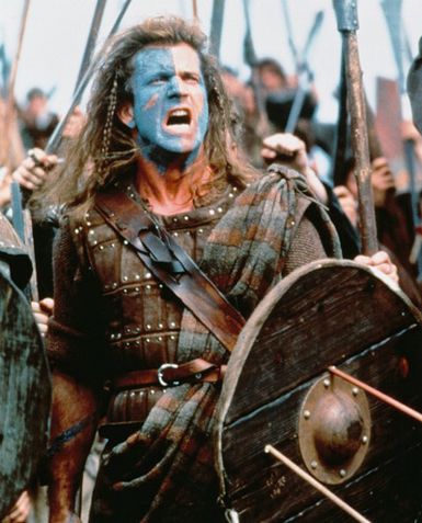 Braveheart Face Paint