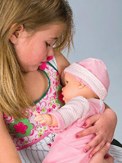 Breast Feeding Doll For Girls