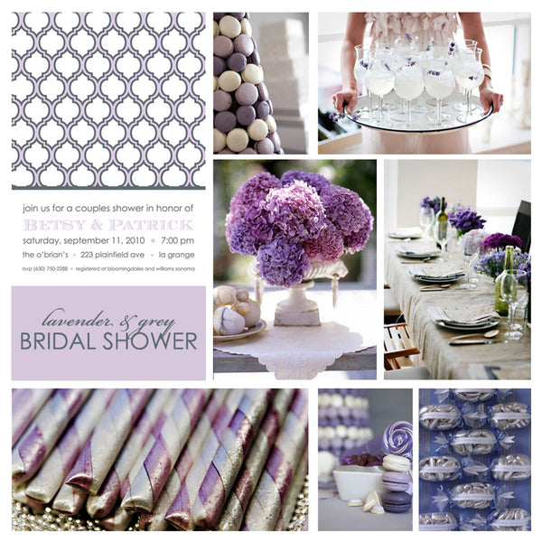 Bridal Shower Decorations Purple