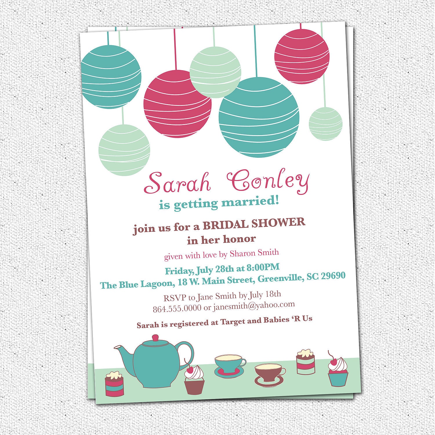 Bridal Shower Invitation Wording