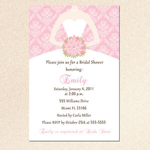 Bridal Shower Invitation Wording In Spanish