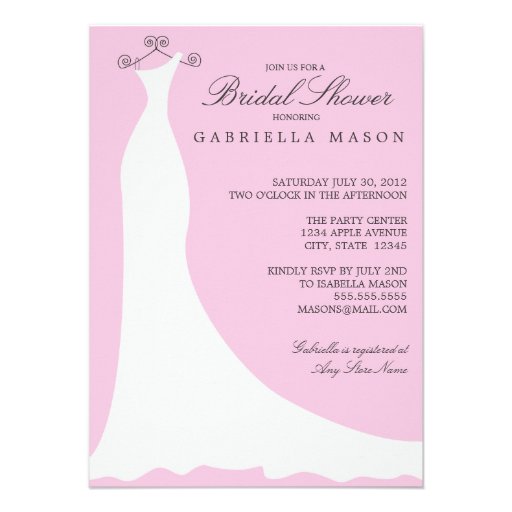 Bridal Shower Invitations Templates Free