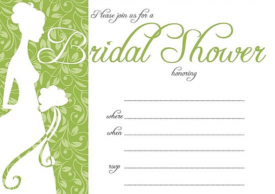 Bridal Shower Invitations Templates Free