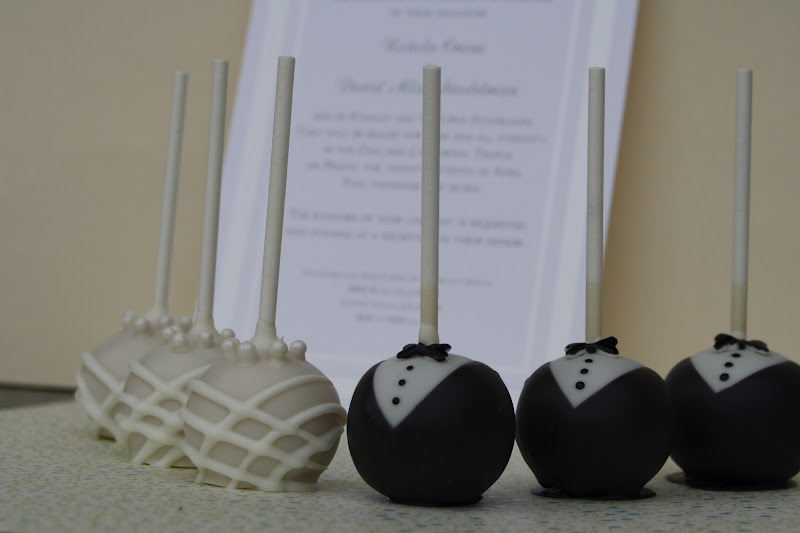 Bride And Groom Cake Pops