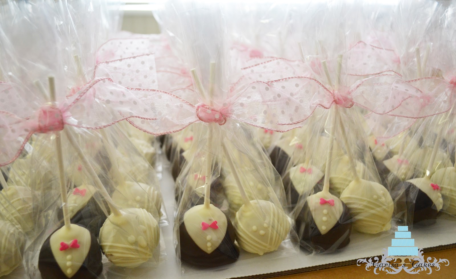 Bride And Groom Cake Pops