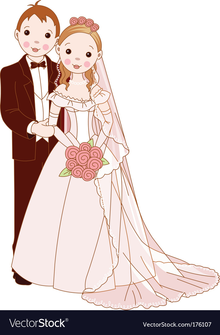 Bride And Groom Cartoon