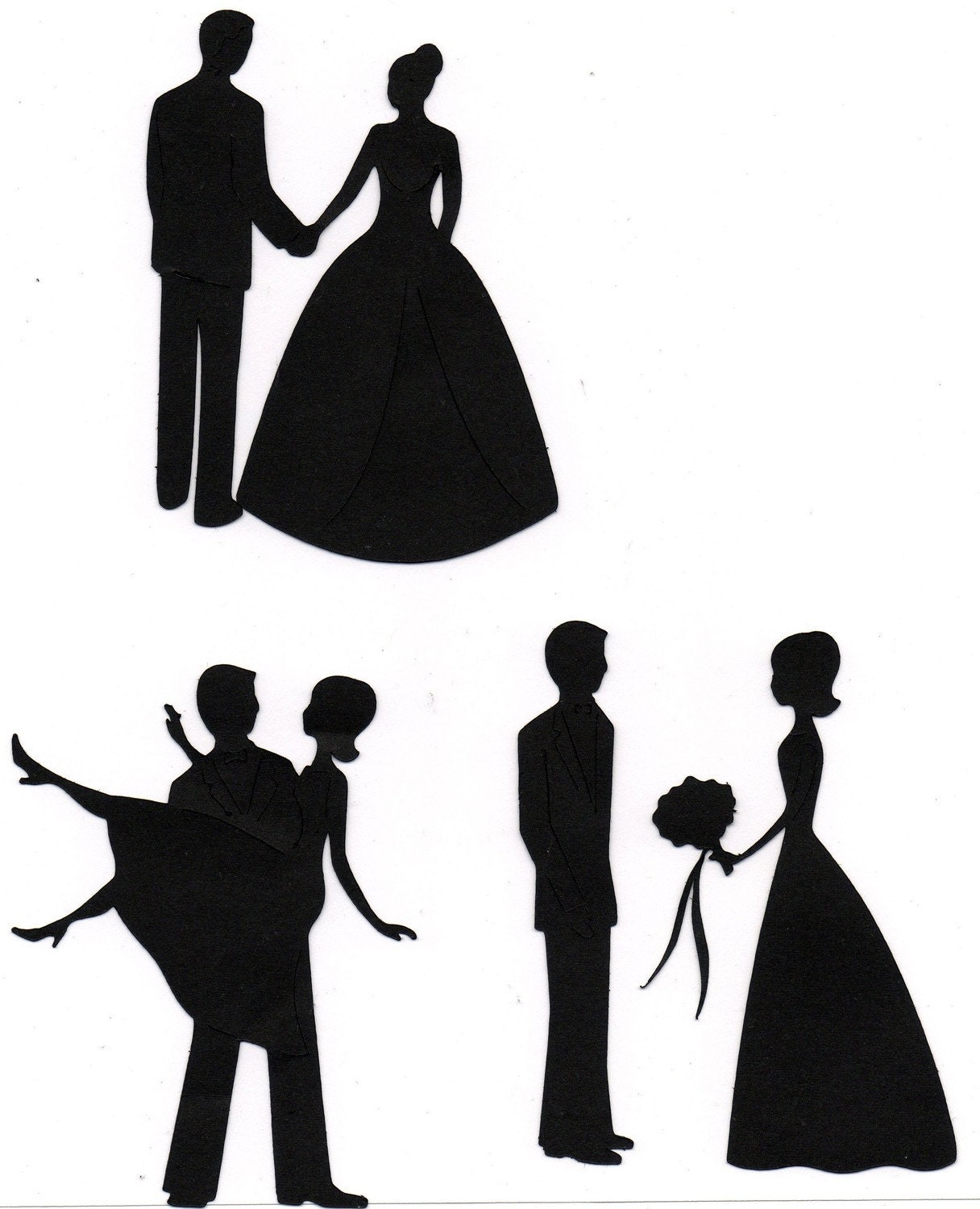 Bride And Groom Silhouette