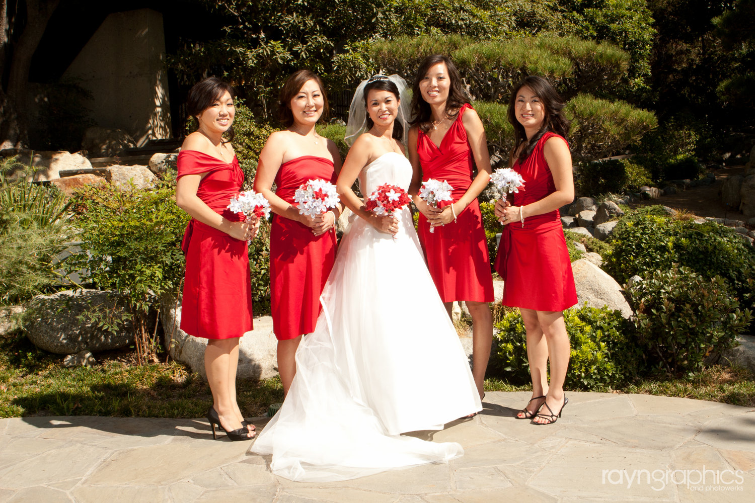 Bridesmaids Dresses Red