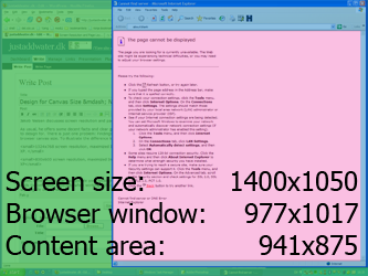 Browser Window Size Statistics