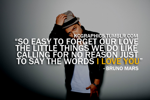 Bruno Mars Quotes About Life