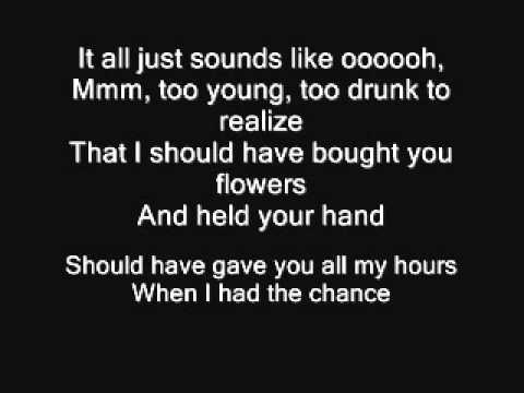 Bruno Mars When I Was Your Man Lyrics Youtube