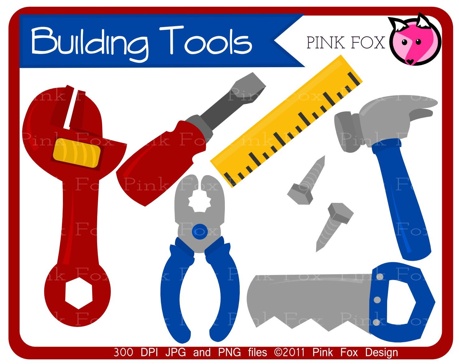 Building Tools Clip Art