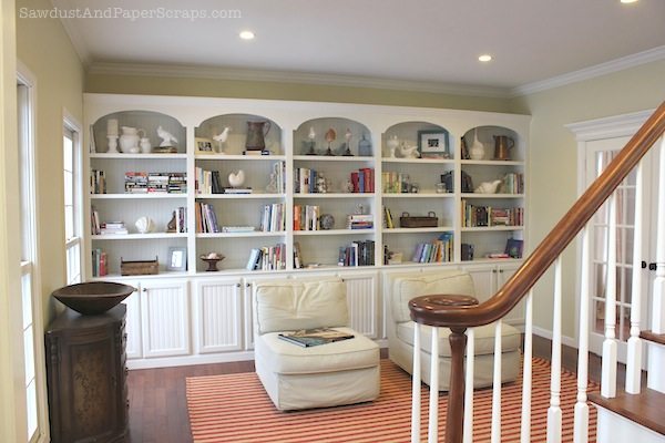 Built In Library Bookshelves