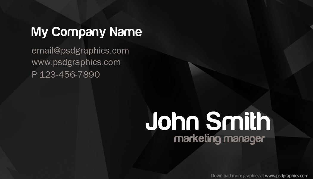 Business Card Design Template Photoshop