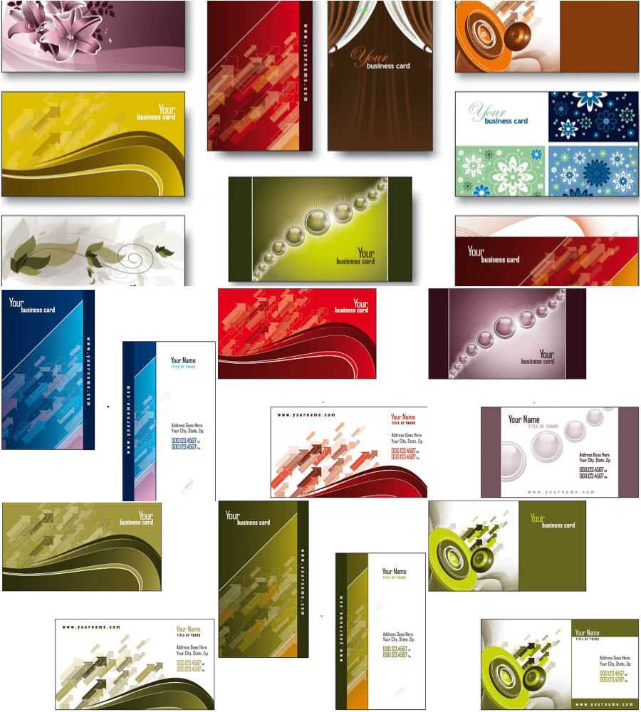 Business Cards Backgrounds Free