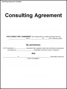 Business Contract Agreement Sample