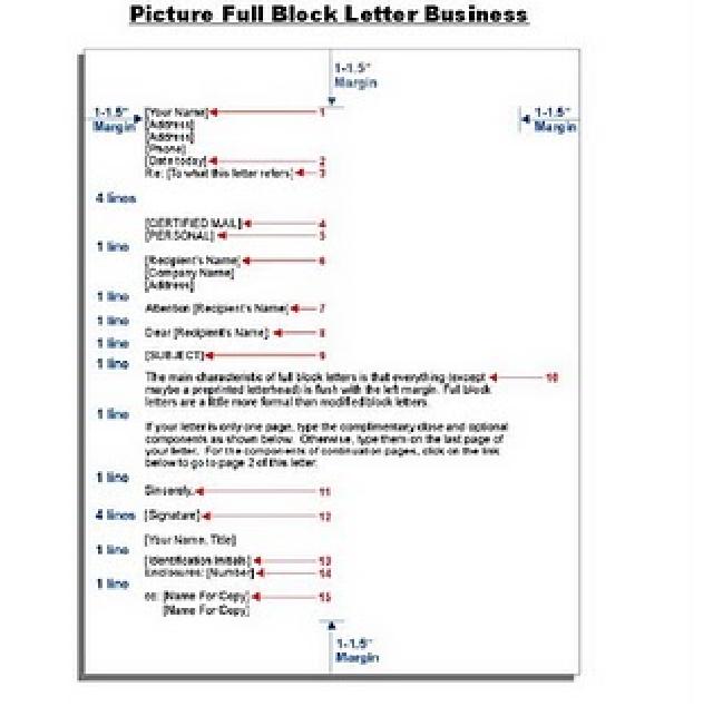 Business Letter Format With Cc And Enclosure