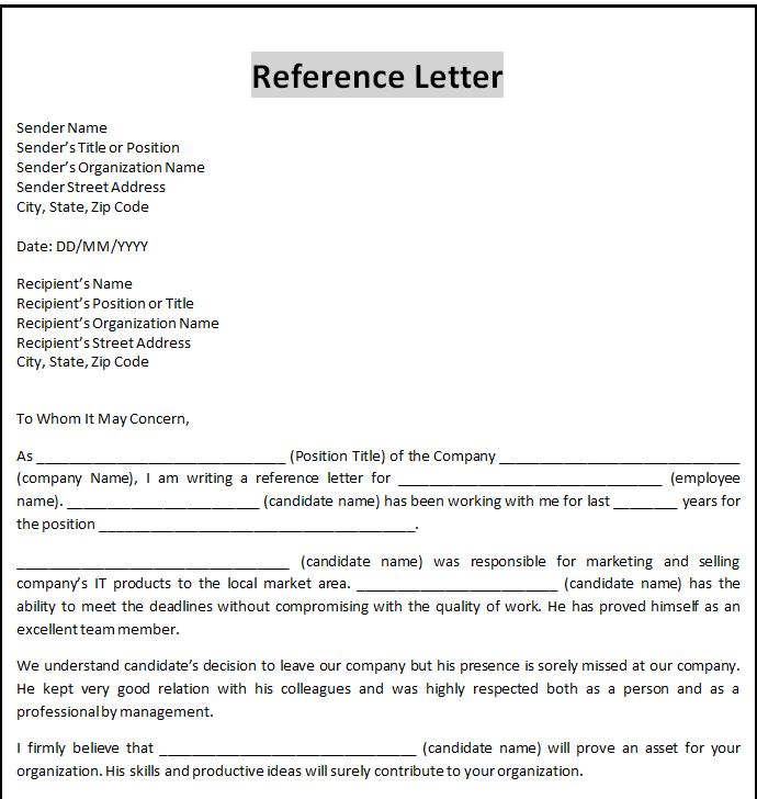 Business Letter Template Microsoft Word