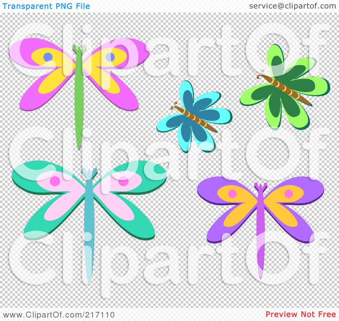 Butterfly And Dragonfly Clipart