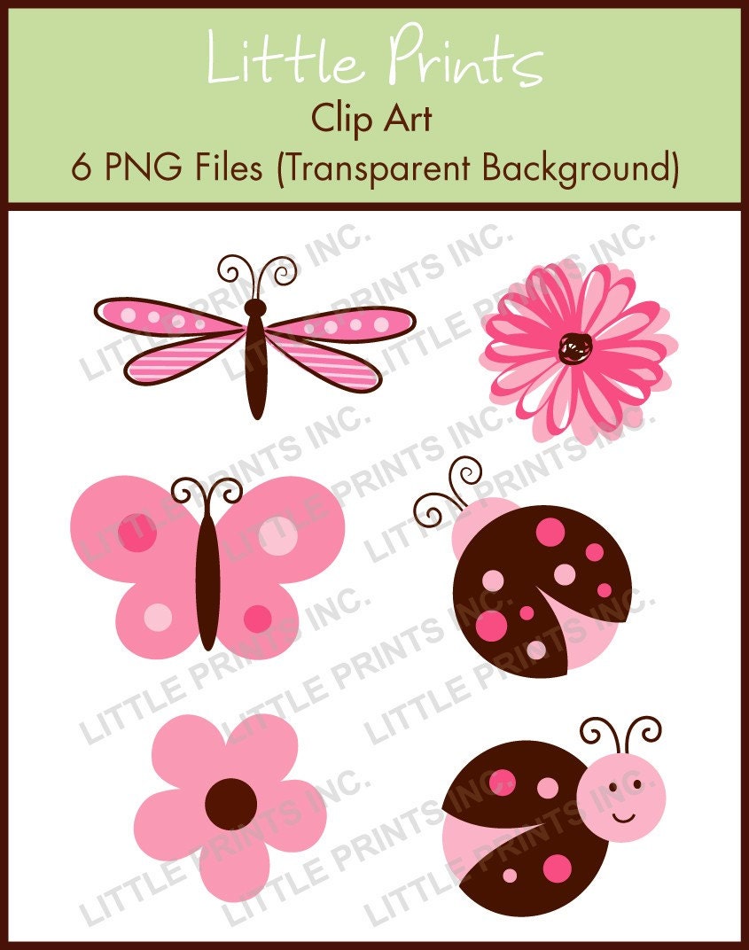 Butterfly And Dragonfly Clipart