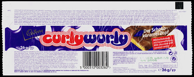 Cadburys Chocolate Bar Wrappers