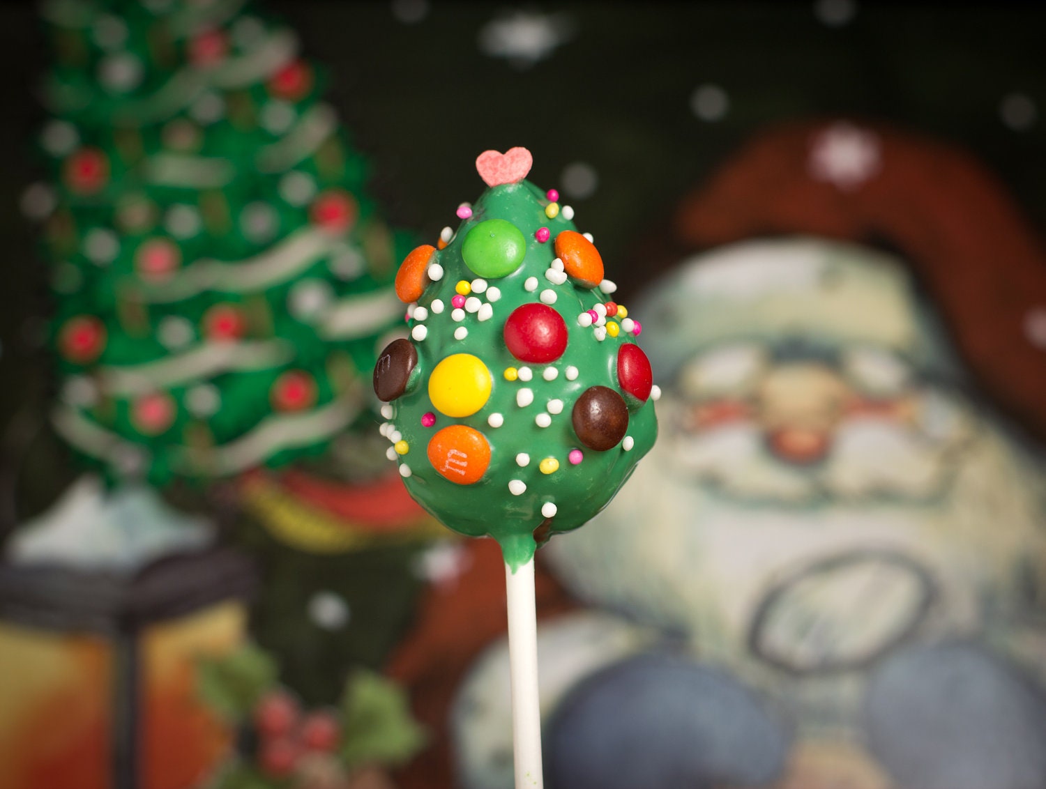 Cake Pops Christmas Tree