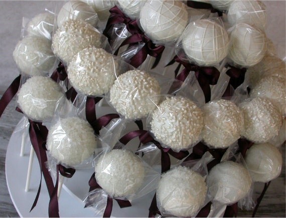 Cake Pops Wedding Favors