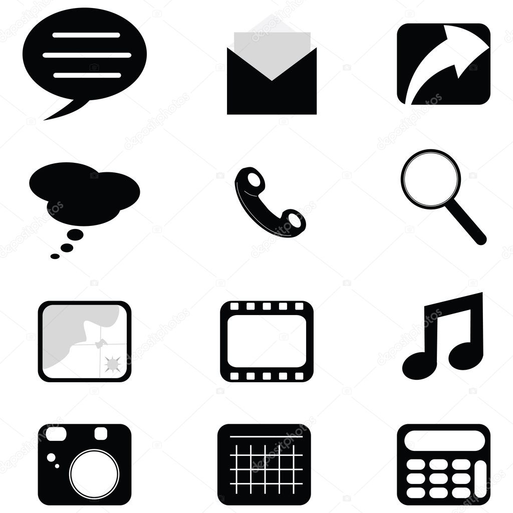 Calendar Icon Black And White