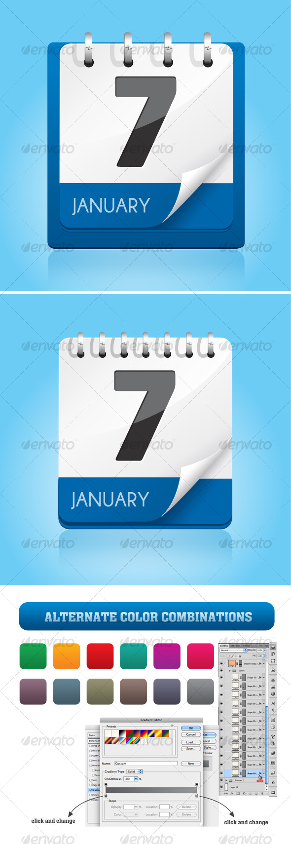 Calendar Icon Psd