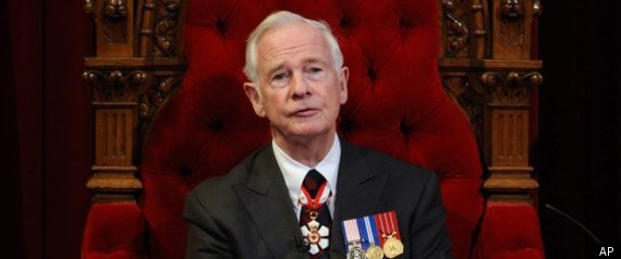 Canadian Governor General David Johnston