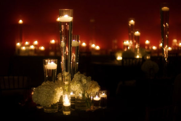 Candle Ideas Wedding Reception Centerpieces