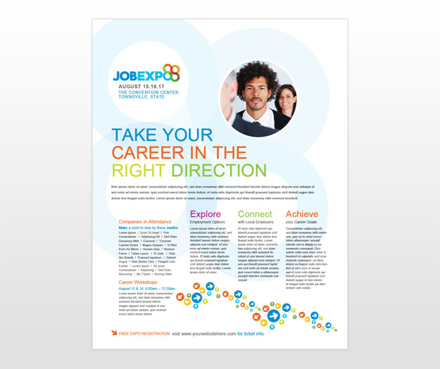 Career Fair Flyer Template