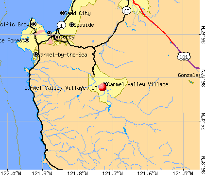 Carmel Ca Map