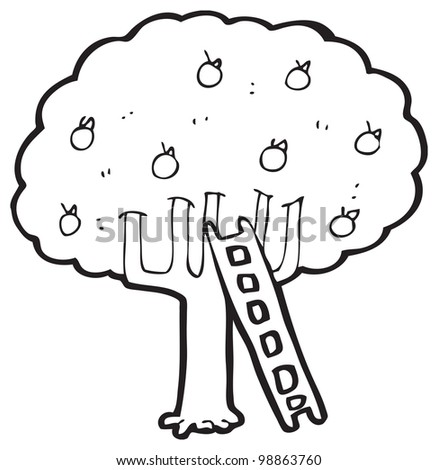 Cartoon Apple Tree Images