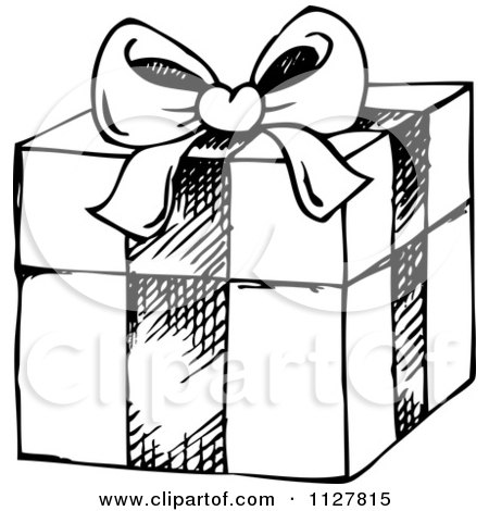 Cartoon Christmas Pictures Black And White