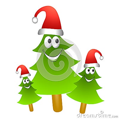 Cartoon Christmas Tree